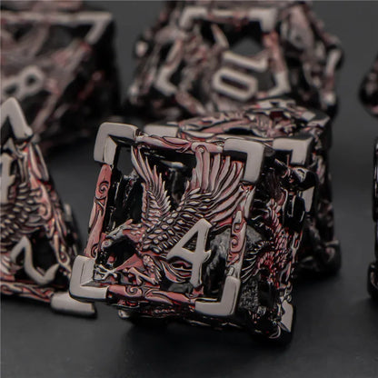 Hollow Metal Eagle Dice Set - What The Funk