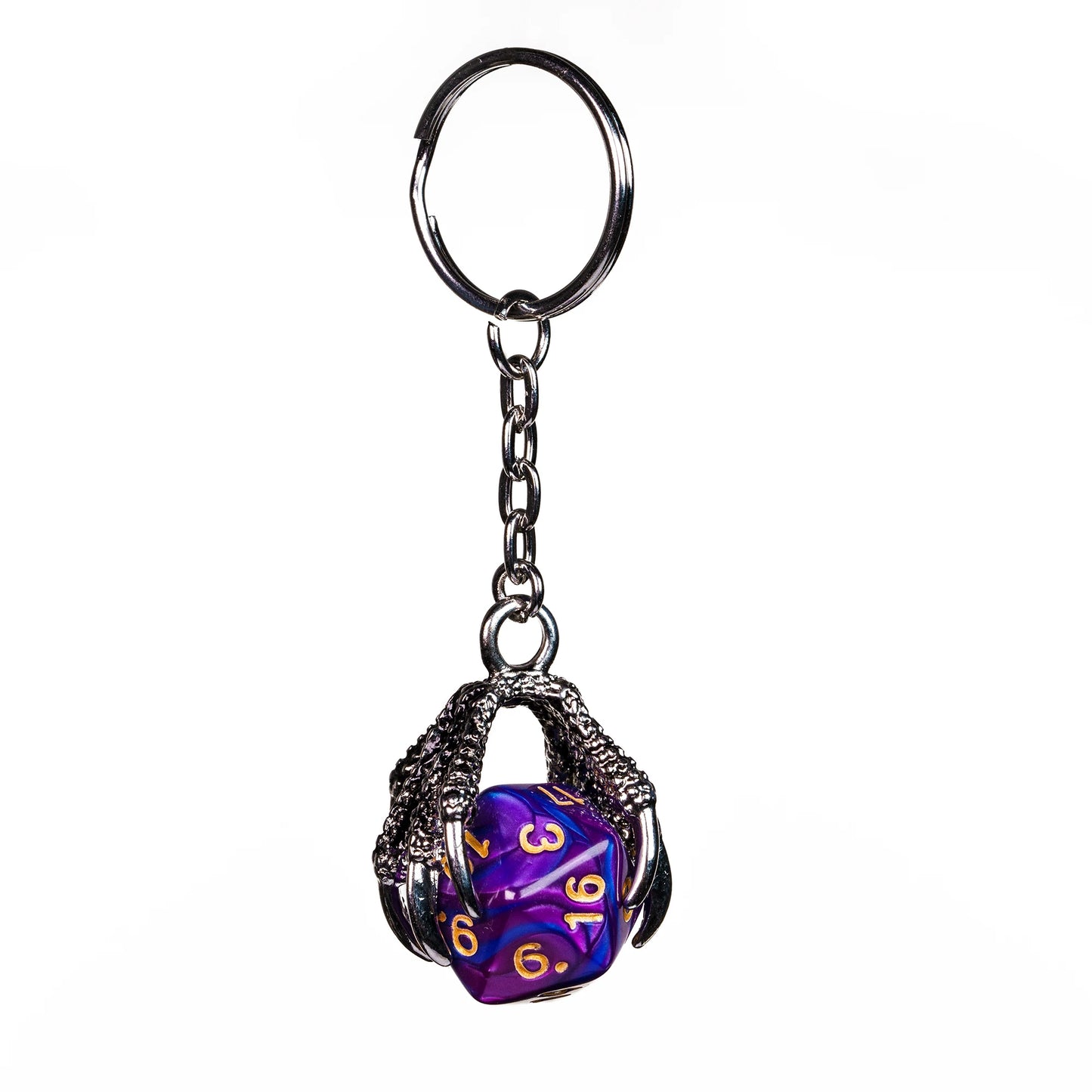 D20 Keychain and Key Ring - What The Funk