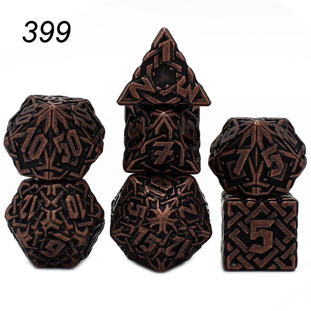 Metal Labyrinth Dice Set - What The Funk