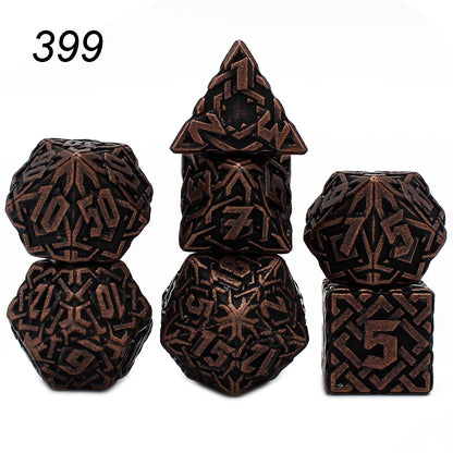 Metal Labyrinth Dice Set - What The Funk