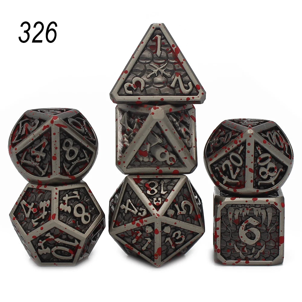 Metal Action Dice Set - What The Funk