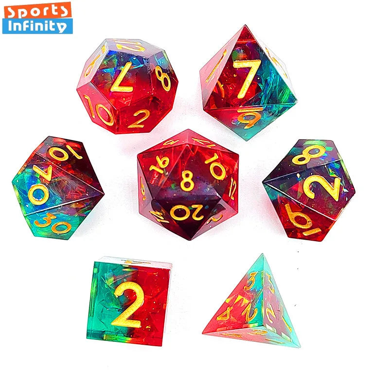 Sharp Simple Resin Dice - What The Funk