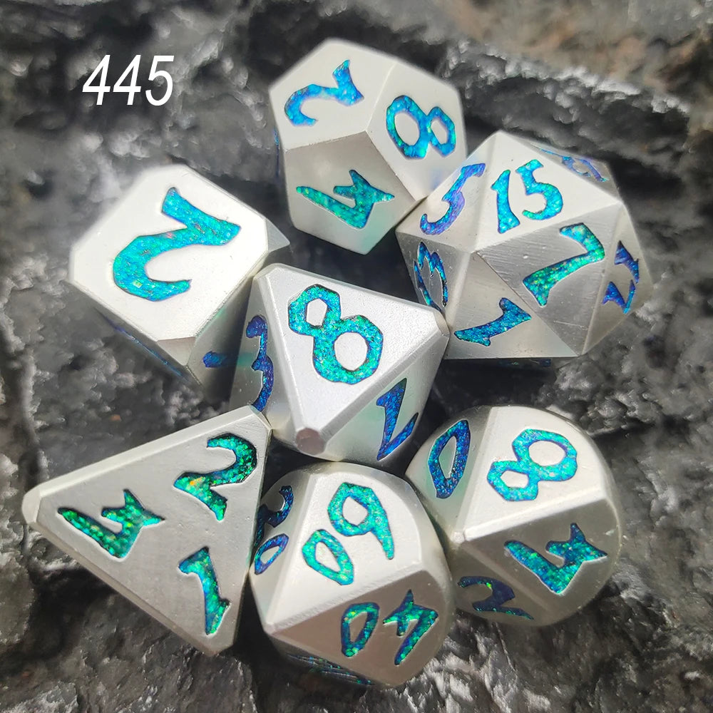 Metal Bold Number Dice - What The Funk