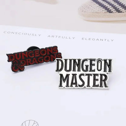 D&D and Dungeon Master Enamel Pins - What The Funk