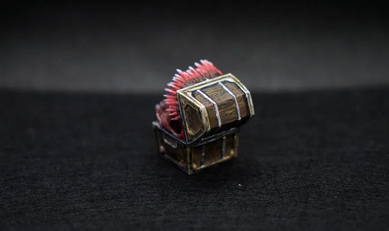 Hand-Made Custom Mimic Key Cap - What The Funk