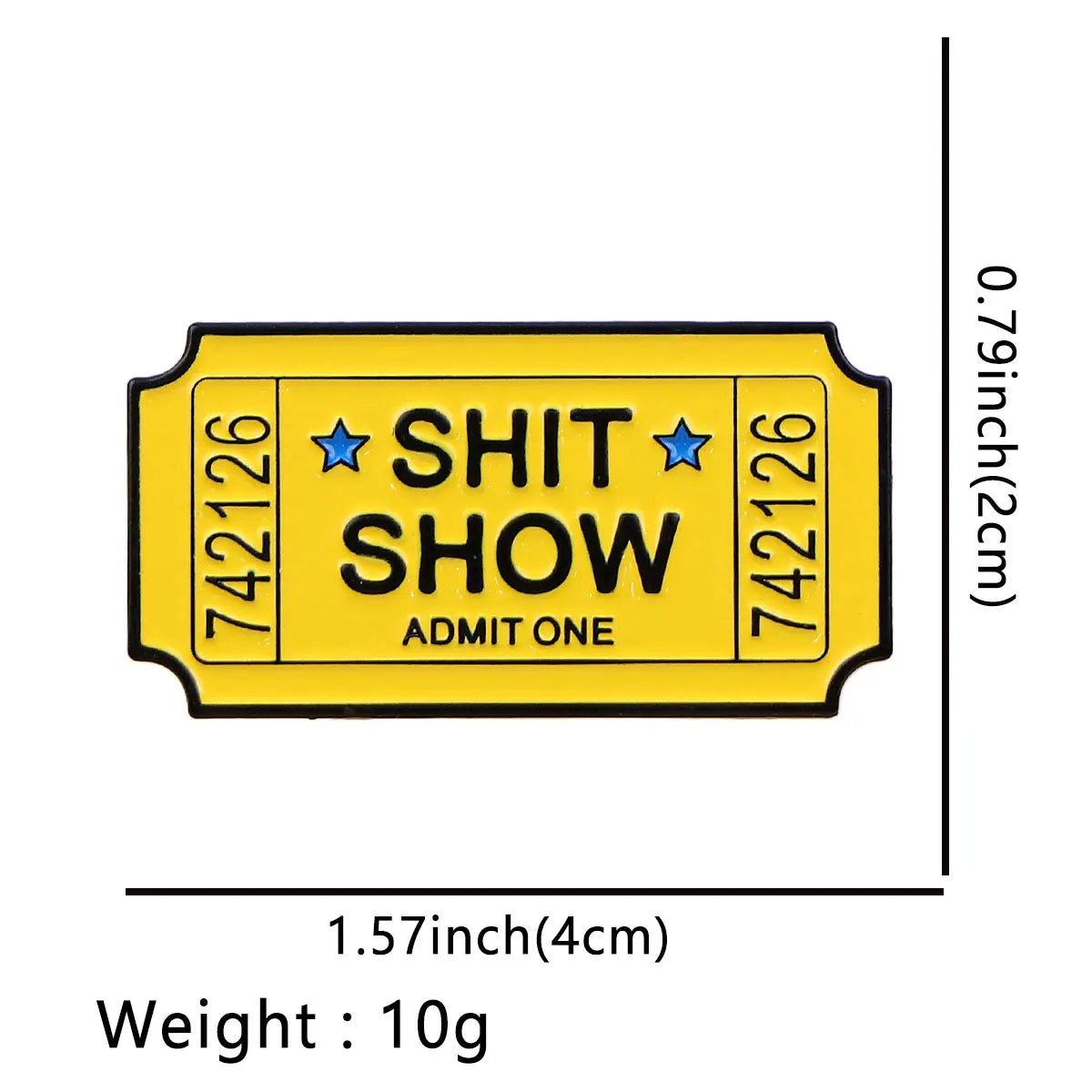 S*** Show Ticket Pins - What The Funk