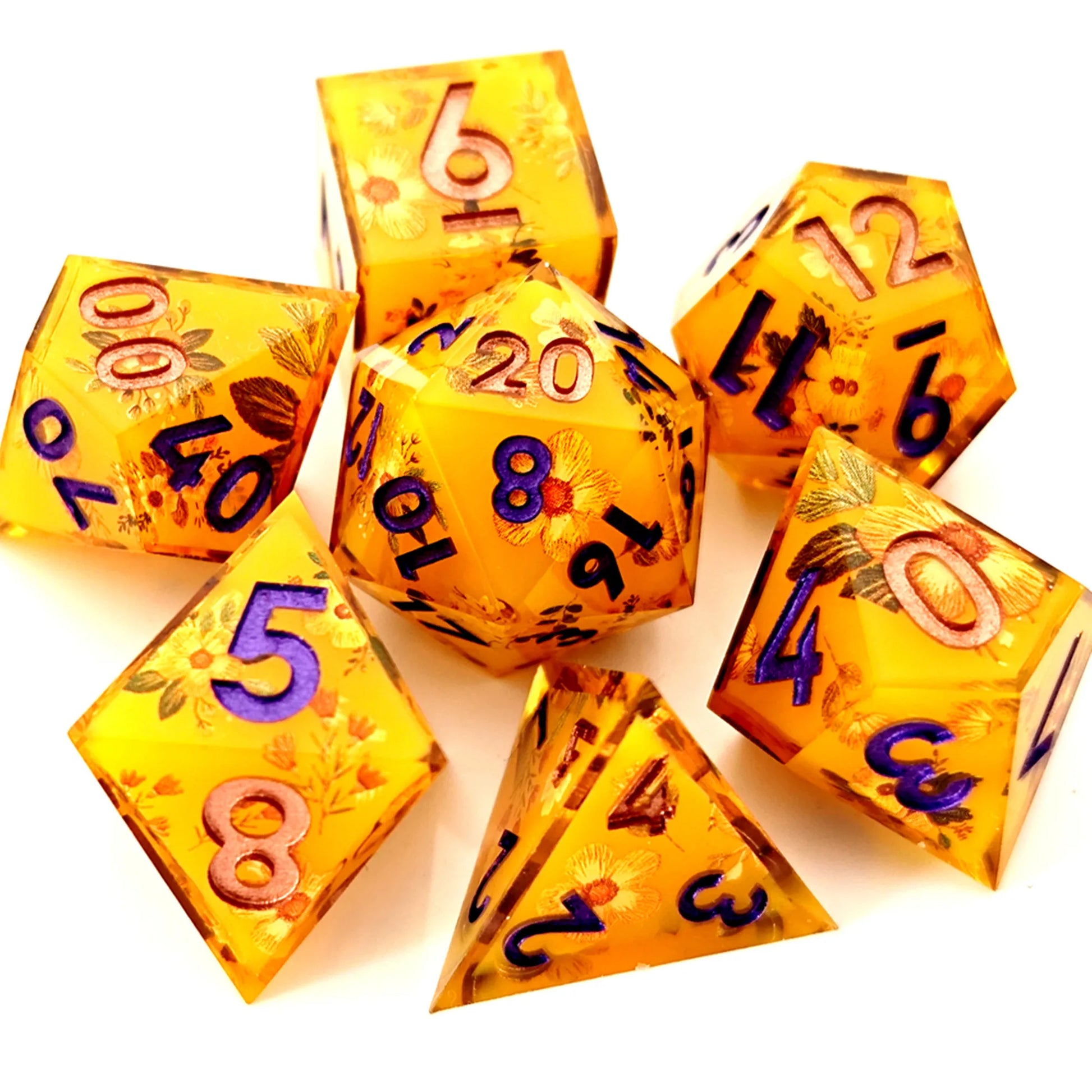 Sharp Resin Beautiful Transparent Layer Dice - What The Funk