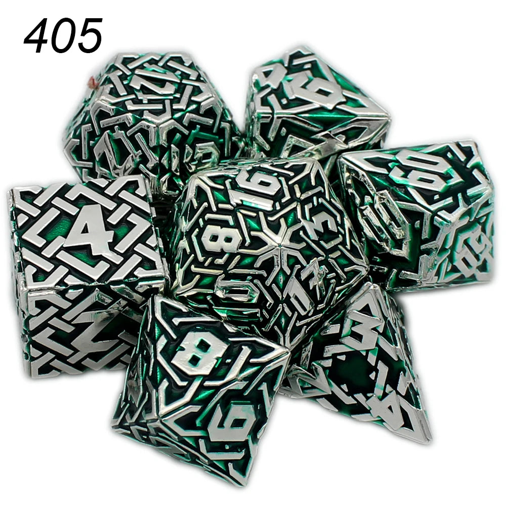 Metal Labyrinth Dice Set - What The Funk
