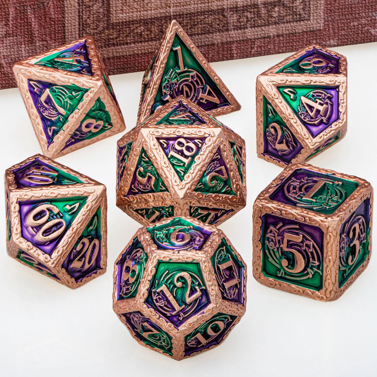 Metal Bard Dice Set - What The Funk