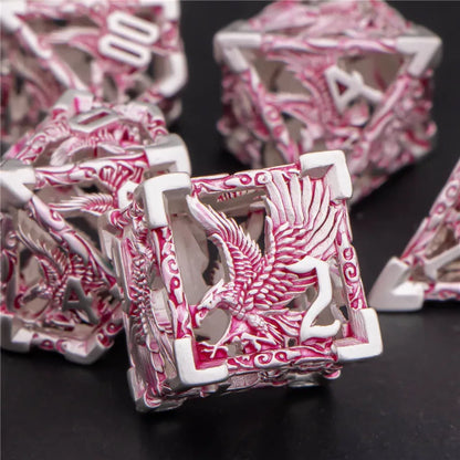 Hollow Metal Eagle Dice Set - What The Funk