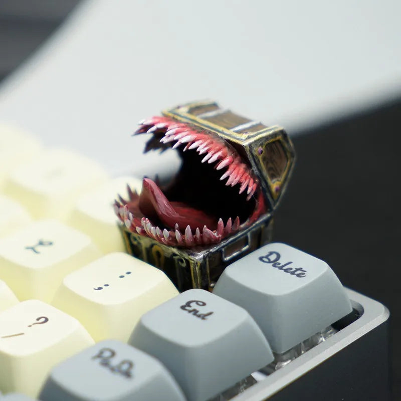 Hand-Made Custom Mimic Key Cap - What The Funk