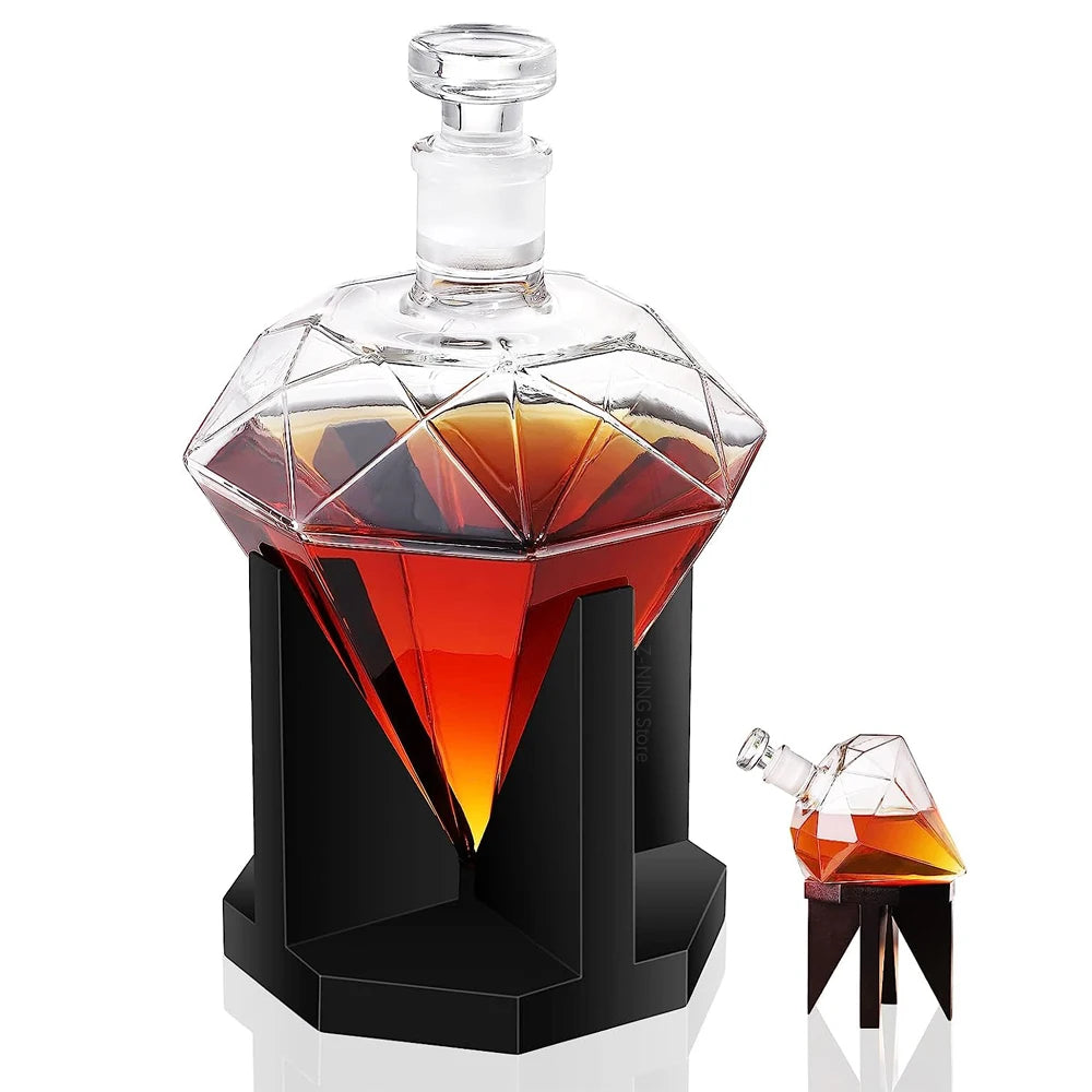 Diamond Whiskey Decanter (28.7oz/850ml) - What The Funk