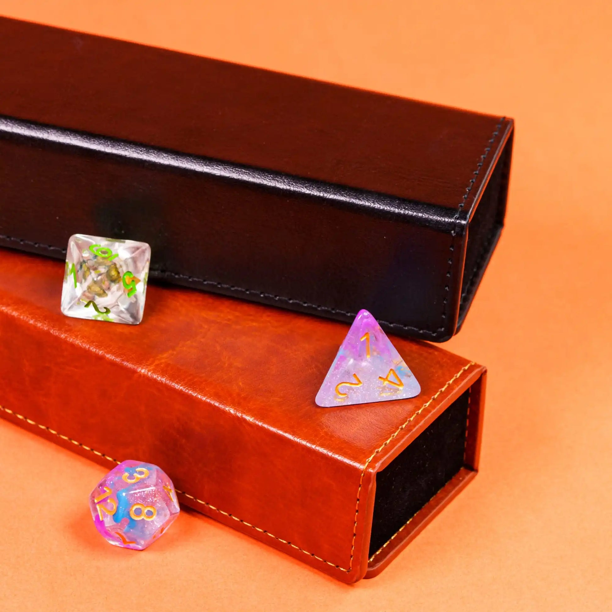 Leather Box Dice Case - What The Funk