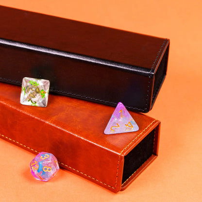 Leather Box Dice Case - What The Funk