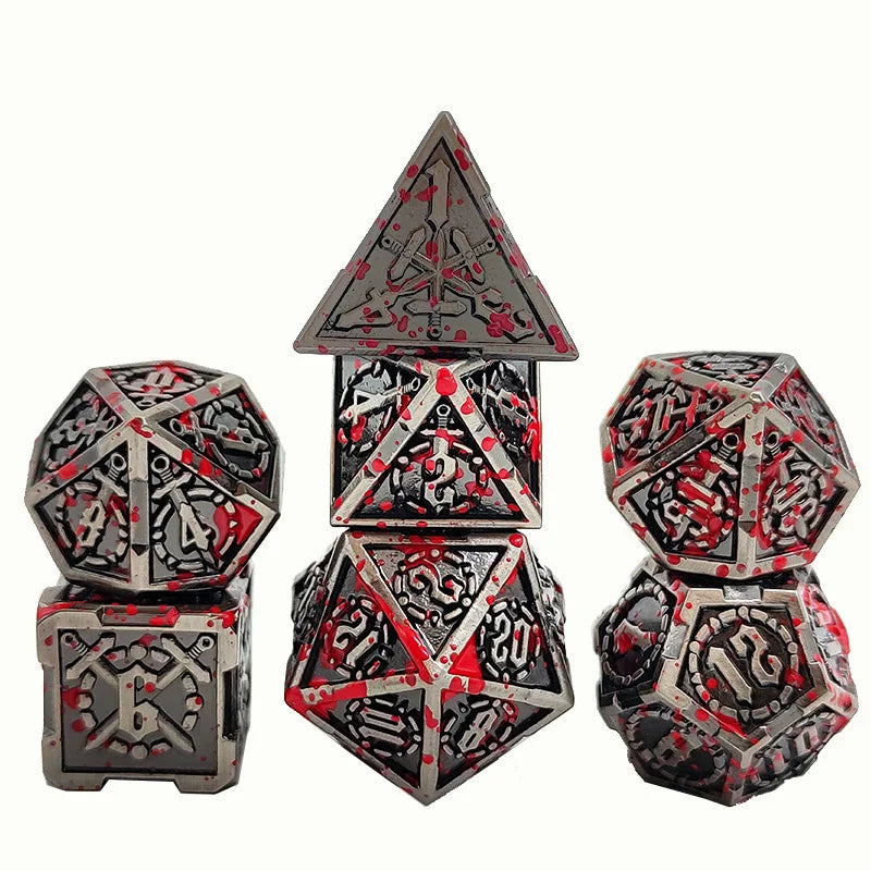 Metal Sword Emblem Dice - What The Funk