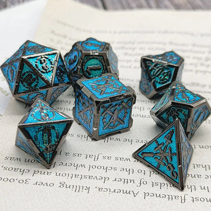 Metal Sword Emblem Dice - What The Funk