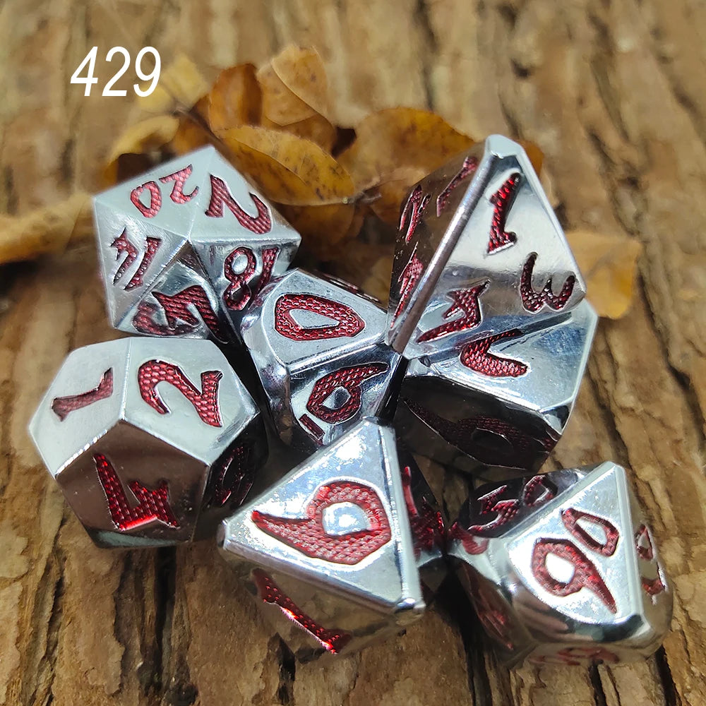 Metal Bold Number Dice - What The Funk