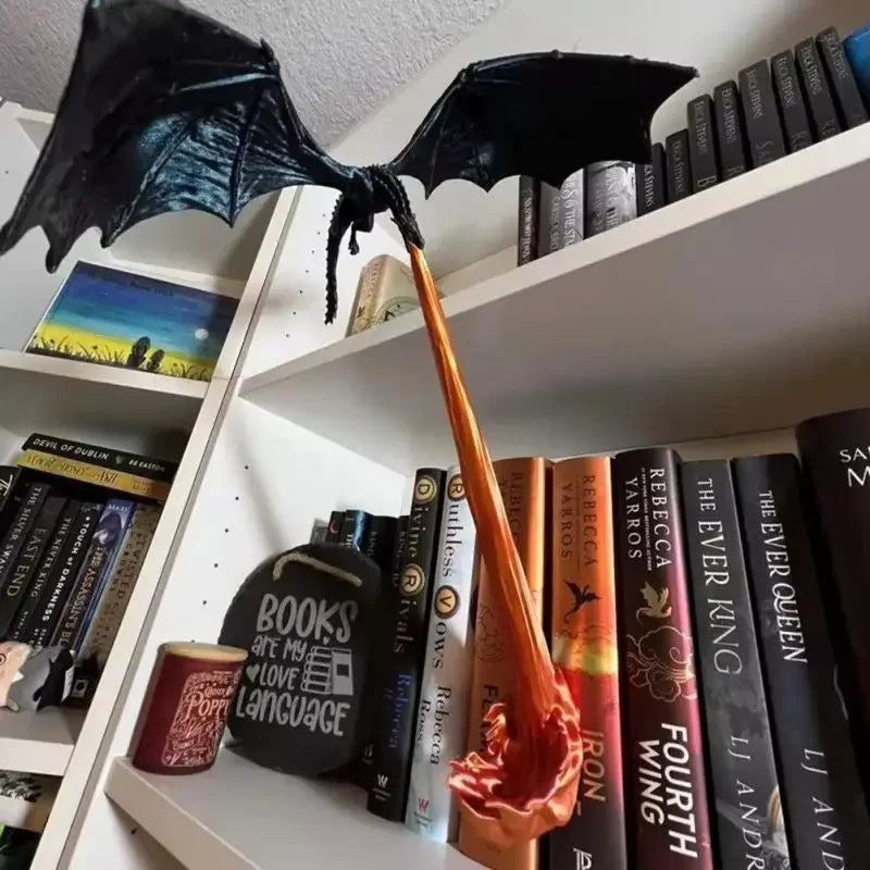 Dragon Flame Book Decoration - What The Funk