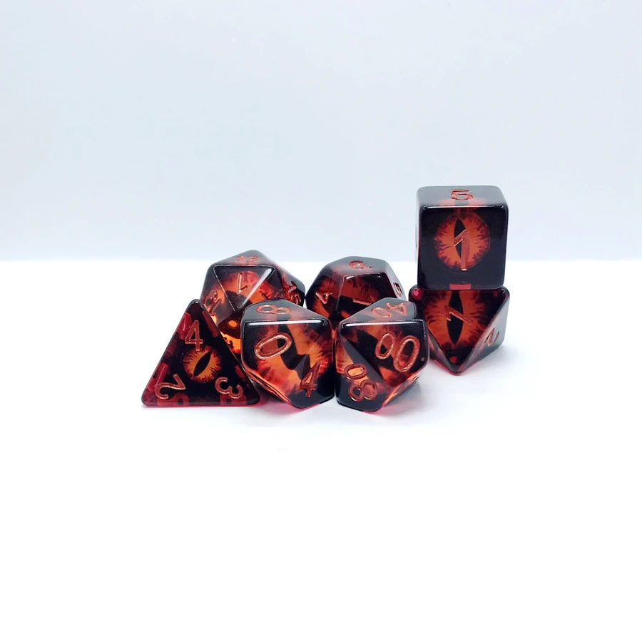 Sharp Resin Simple Dragon Eye Dice - What The Funk