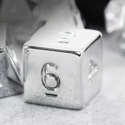 Silver Dice Set - What The Funk