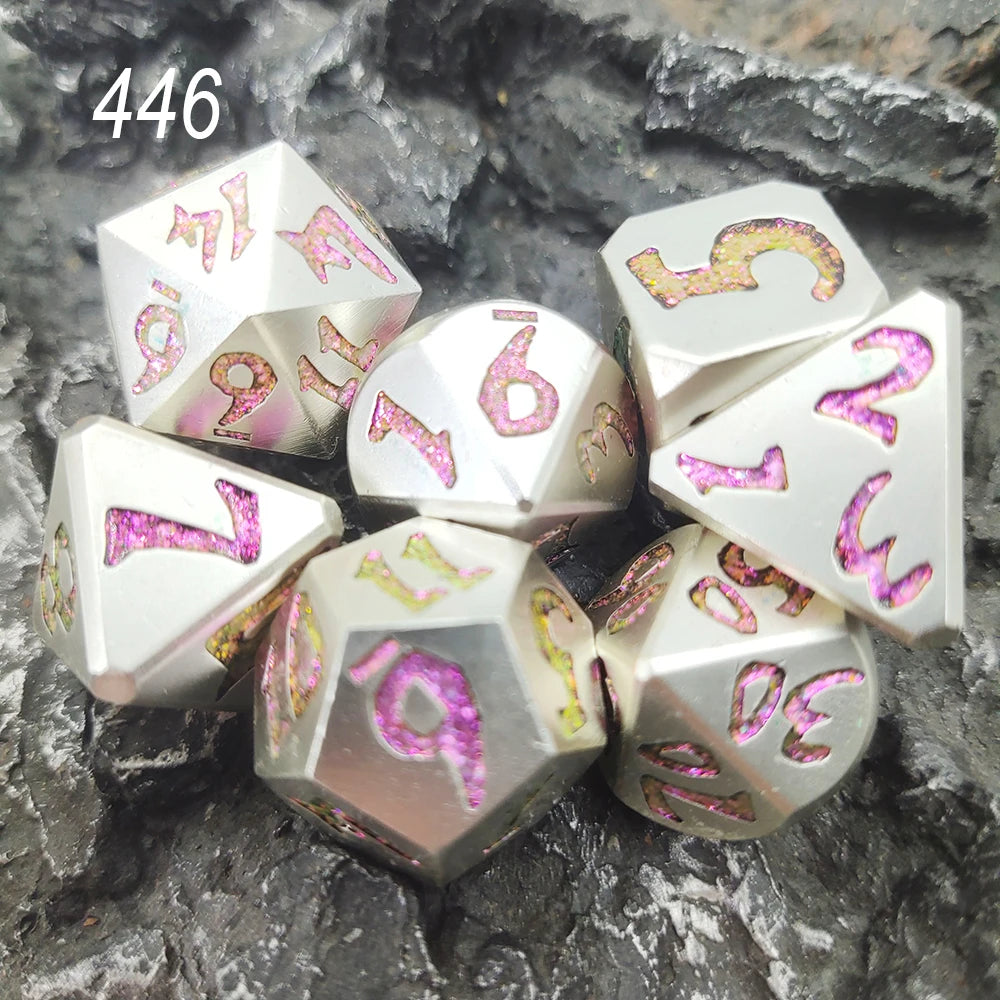 Metal Bold Number Dice - What The Funk