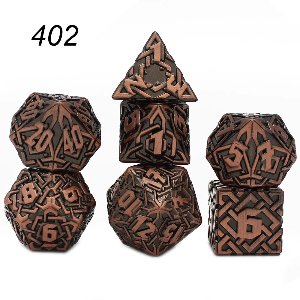 Metal Labyrinth Dice Set - What The Funk