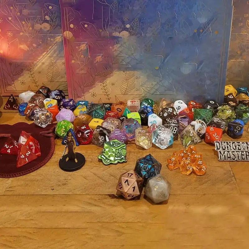 Dice Advent Calendar Gift Box: 24 Days Countdown - What The Funk