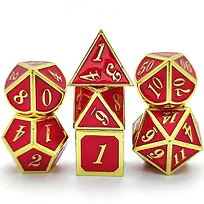 Metal Trimmed Dice Set - What The Funk