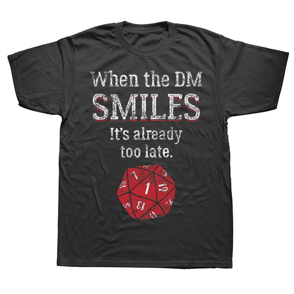 D&D Novelty T-shirts - DM Smiles - What The Funk