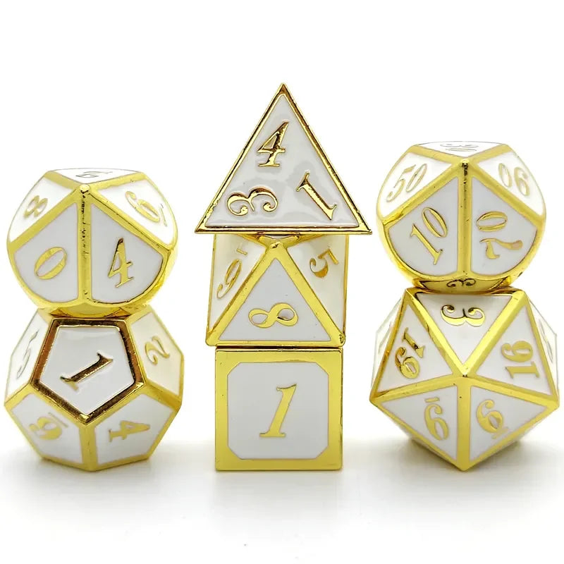 Metal Trimmed Dice Set - What The Funk