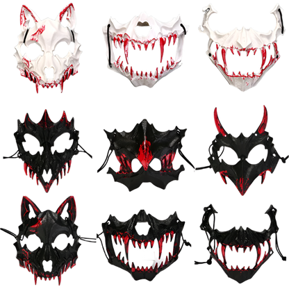 Bloody Dragon God Skeleton Mask