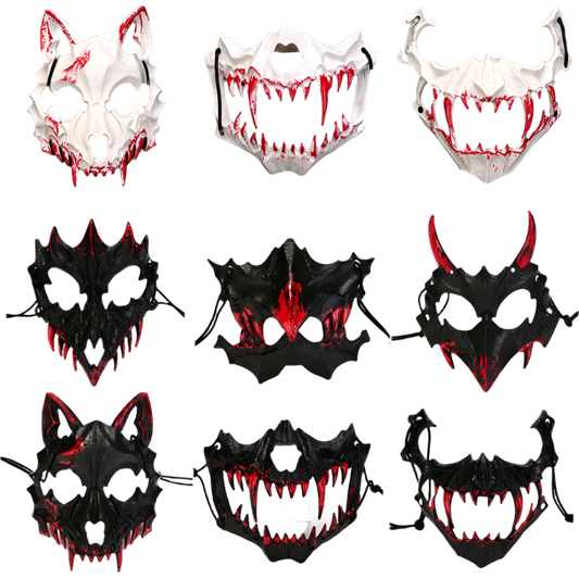 Bloody Dragon God Skeleton Mask