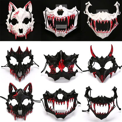 Bloody Dragon God Skeleton Mask