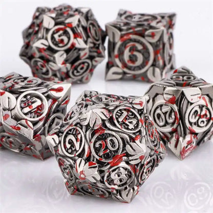 Metal Leaf Dice Set - What The Funk