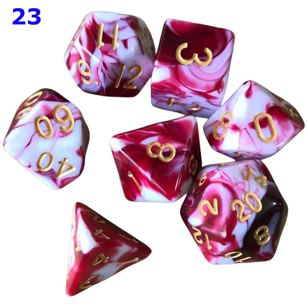 Marble-Like Dice Set - What The Funk