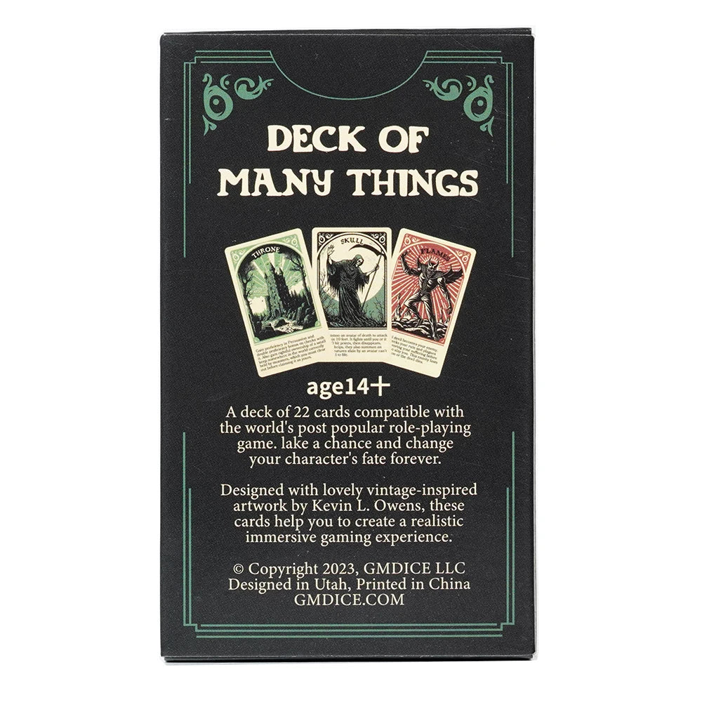 Deck of Many Things: A Wondrous Item of Mystery and Power - What The Funk