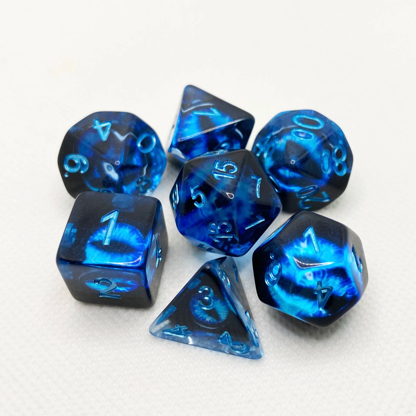 Sharp Resin Simple Dragon Eye Dice - What The Funk