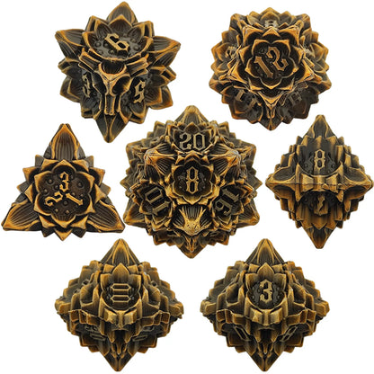 Metal Lotus Dice Set - What The Funk