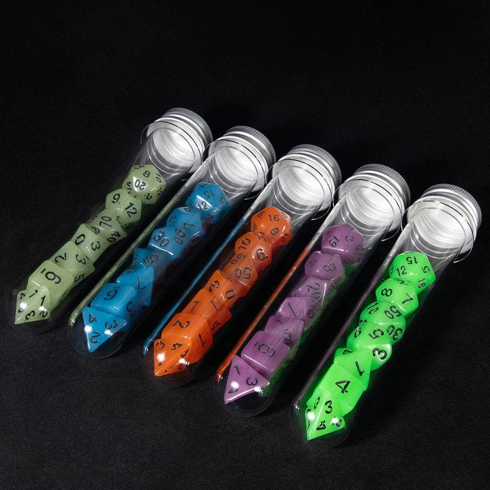 Glow in The Dark Dice Set - What The Funk