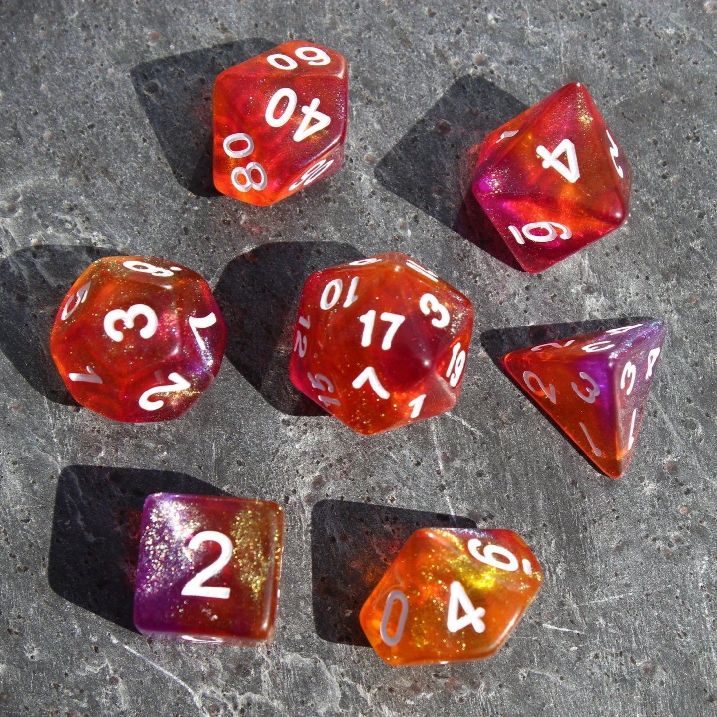 Phoenix Rebirth Dice Set - What The Funk