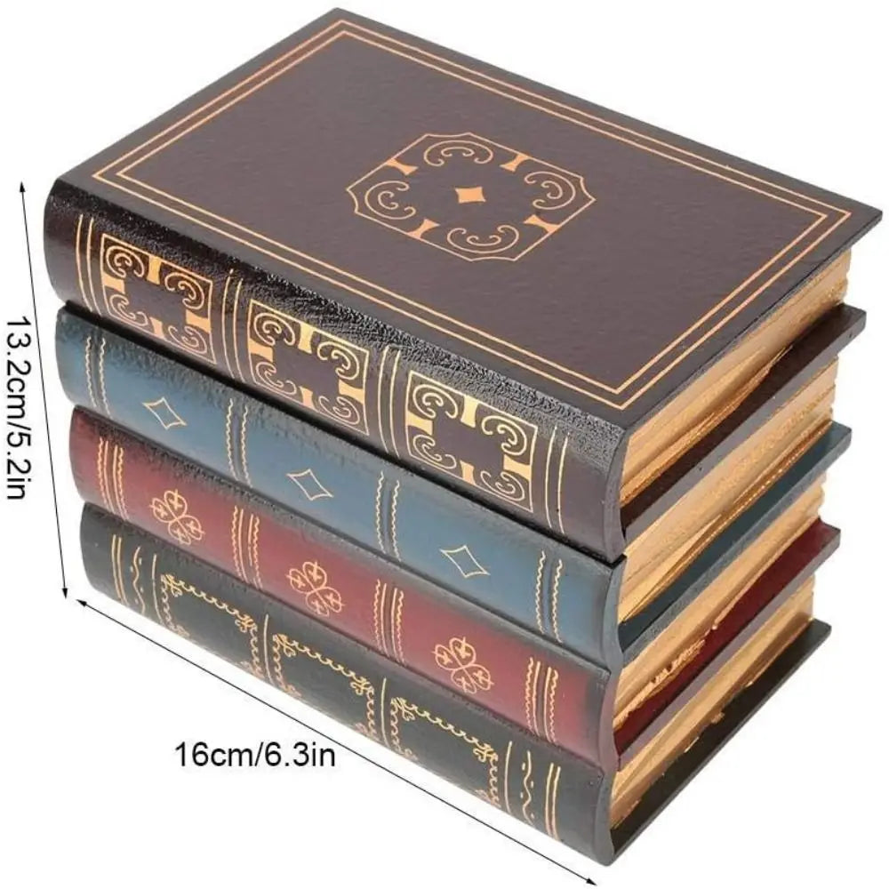 Wooden Book Stack Security Storage Box - What The Funk