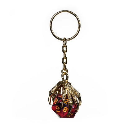 D20 Keychain and Key Ring - What The Funk