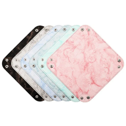 Marble Design Leather Dice Tray