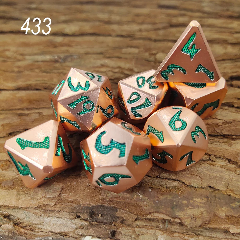 Metal Bold Number Dice - What The Funk