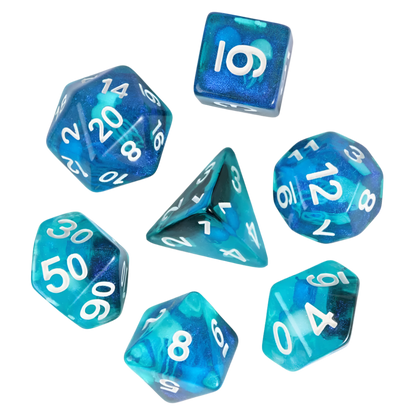 Glow in the Dark Jellyfish Dice Set