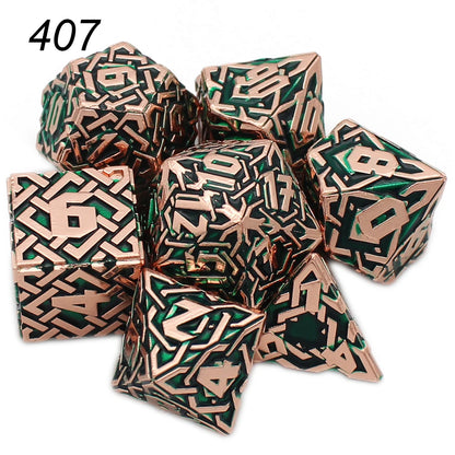 Metal Labyrinth Dice Set - What The Funk