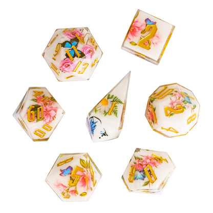 Sharp Edge Butterfly Blossom Dice - What The Funk