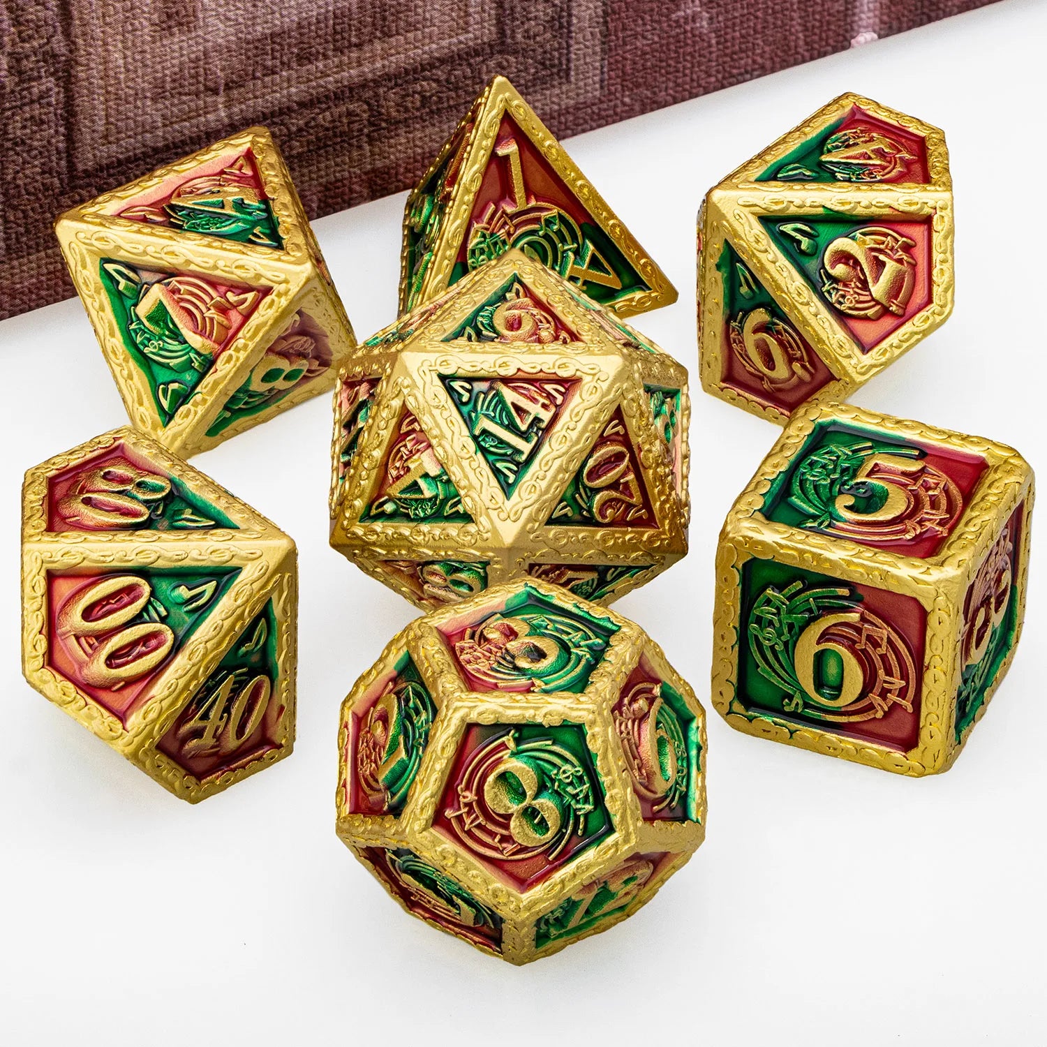 Metal Bard Dice Set - What The Funk