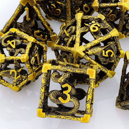 Metal Wolf & Snake Dice Set - What The Funk