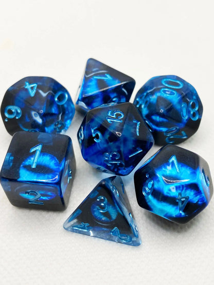 Sharp Resin Simple Dragon Eye Dice - What The Funk